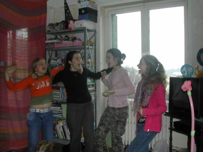 Flo,moi,margot,mathilde en pleine action ! !