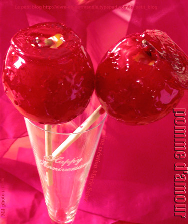 Les pommes d'amour...